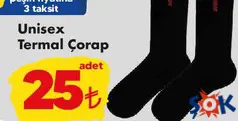 THERMOFORM UNİSEX TERMAL ÇORAP fiyat ve kampanya bilgisi